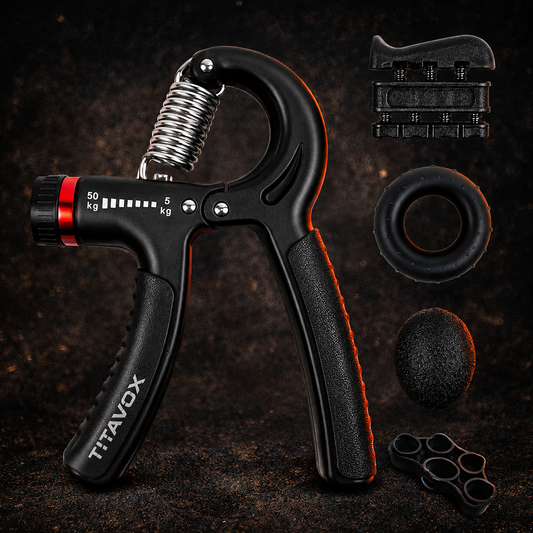 TITAVOX GripForce Pro™ | Adjustable Hand & Forearm Strength Trainer